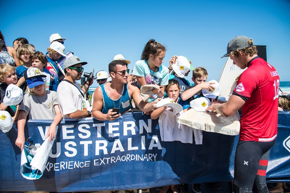 John Florence signing for fans