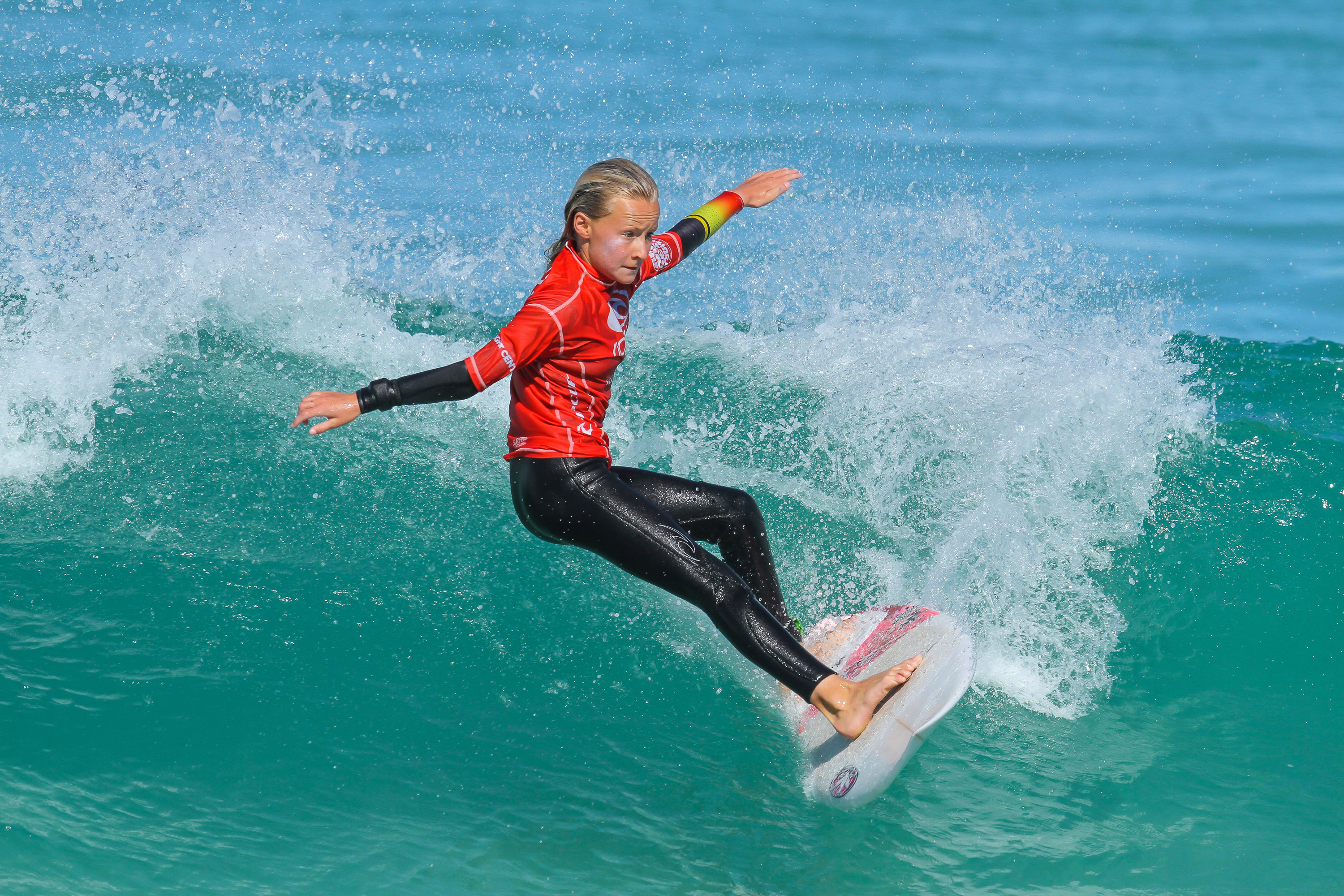 2017 Wa Junior Surfing Team Zali Hewson Margaret River Woolacott