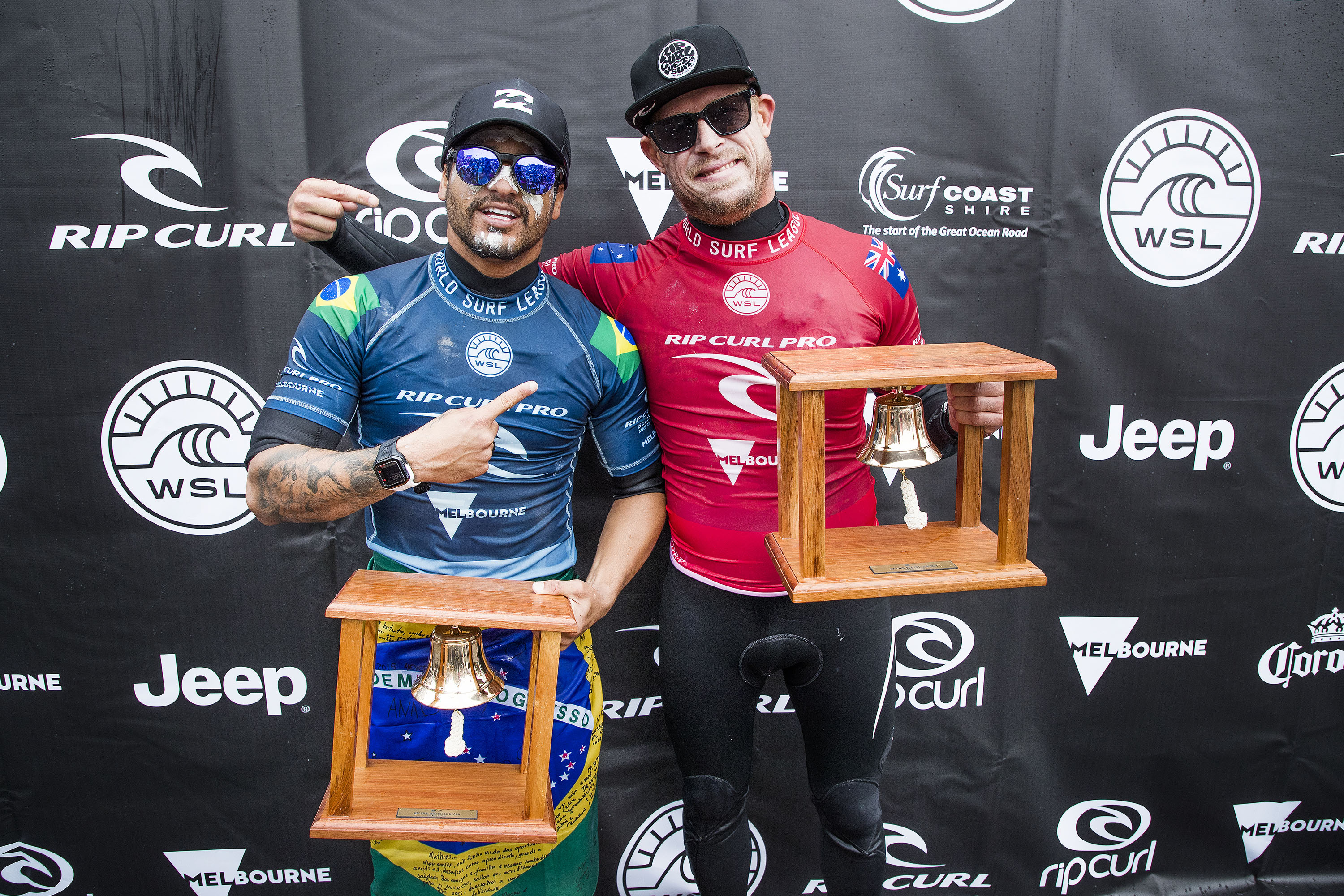 Italo Ferreira & Mick Fanning