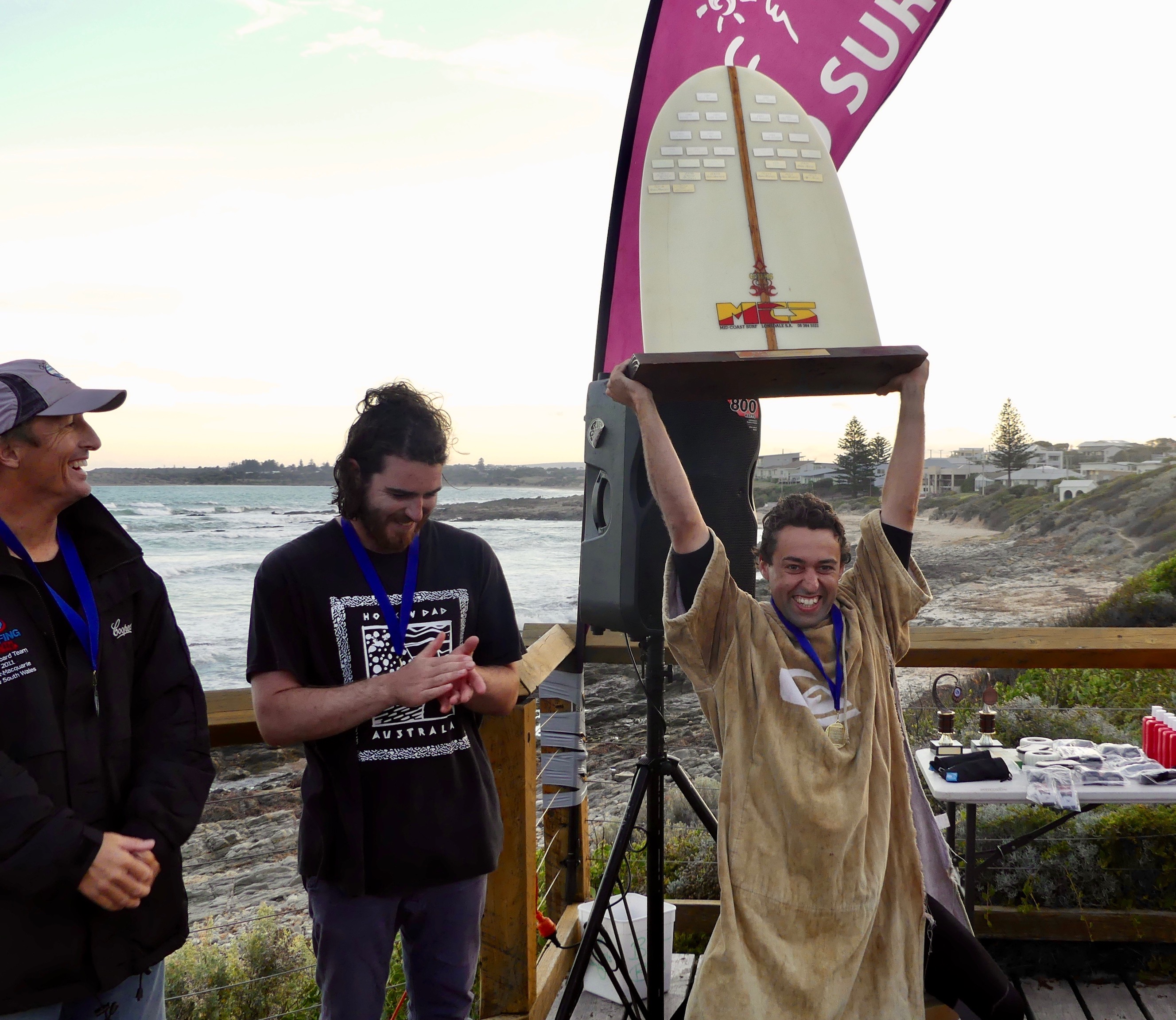 Robin Ponzoni Open Mens Winner Longboard