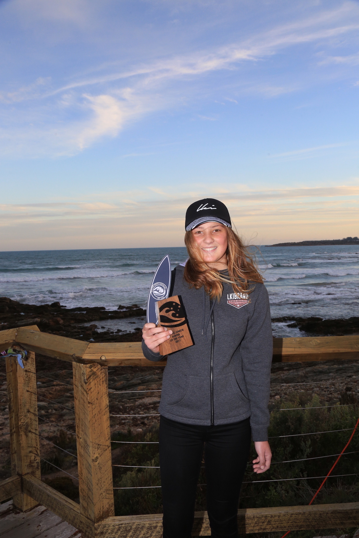 Junior Female Surfer Of The Year Dimity Payne