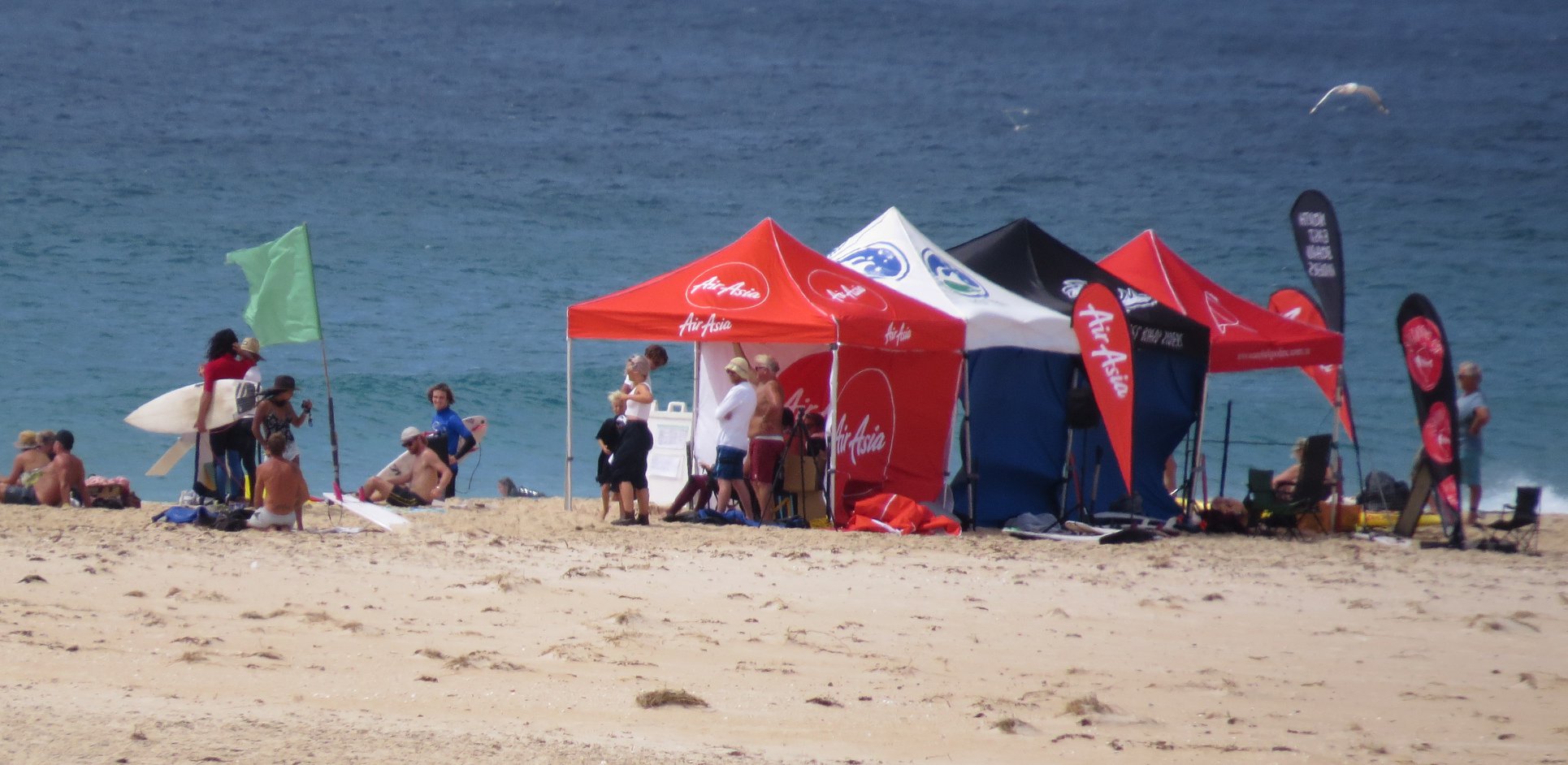 East Coast Classic setup at Scamander, before the wind !!