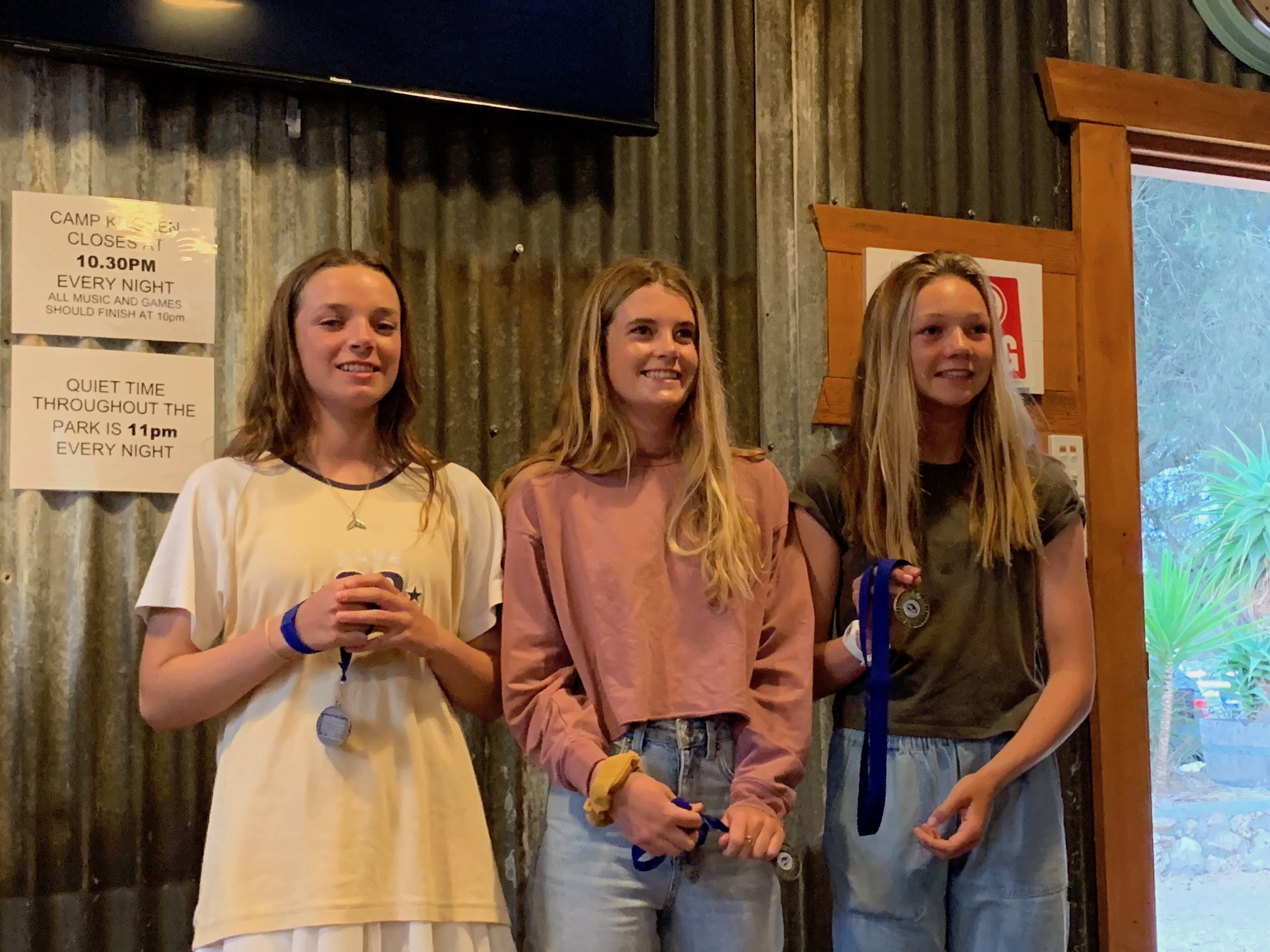 U18 Girls L2R Stella, Aurora,Immi