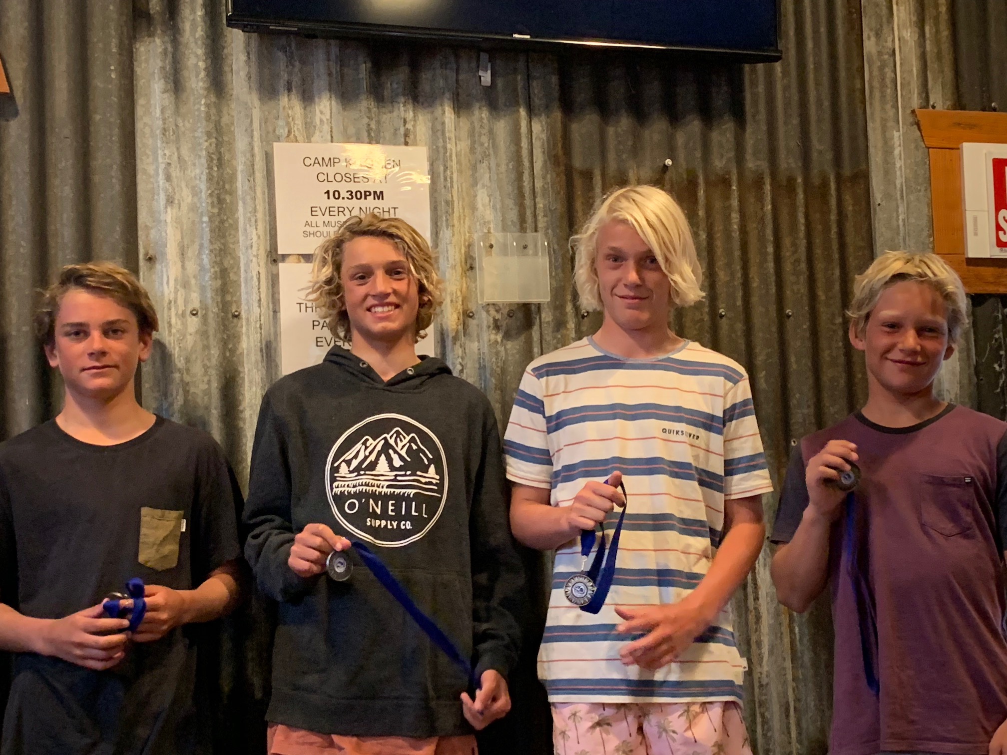 U16 Boys L2R Ed,Corey,Alby,King