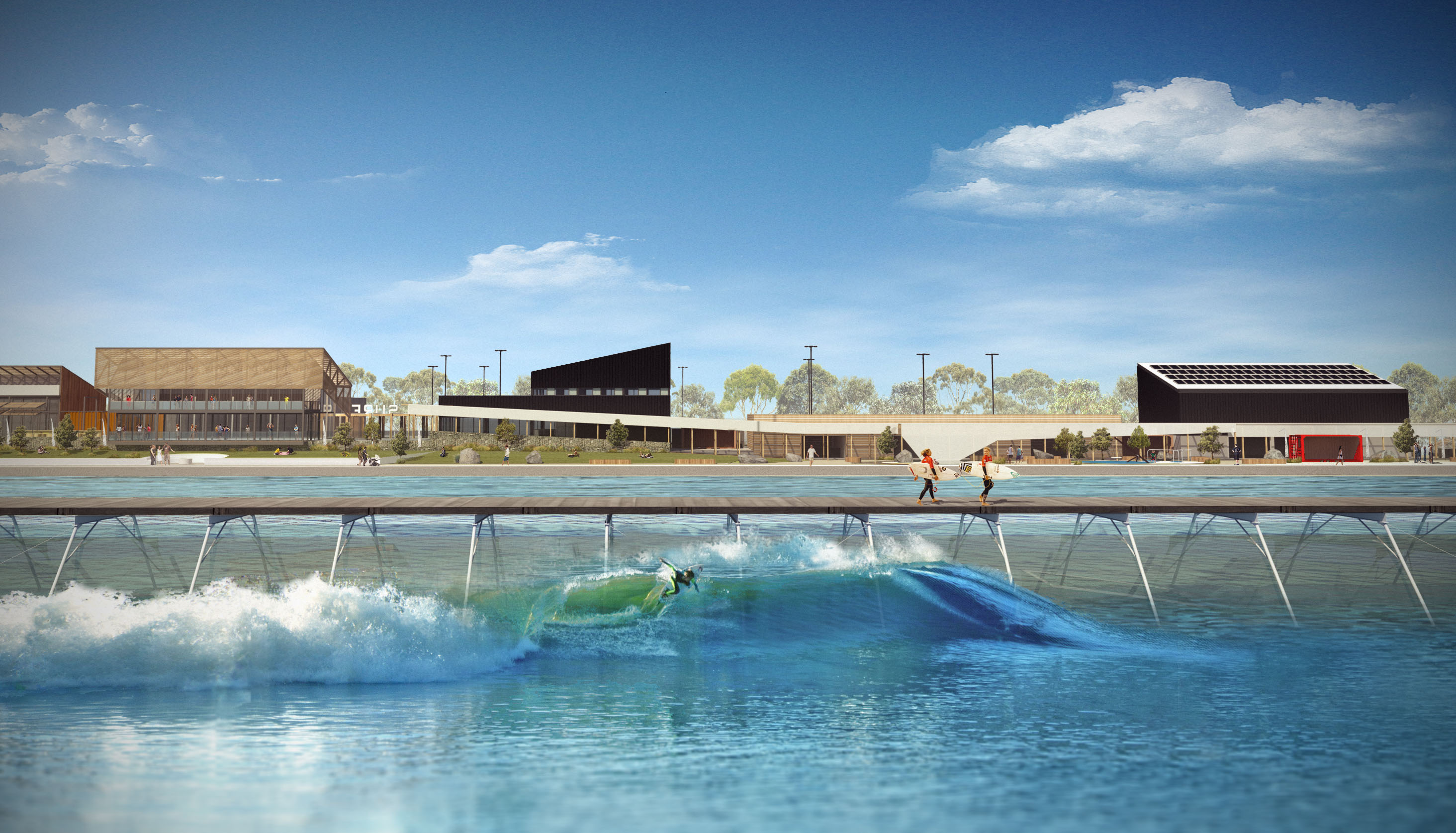 URBNsurf Melbourne: Australias First Ever Man-Made Wave Pool pics pics URBNsurf Melbourne: Australias First Ever Man-Made Wave Pool